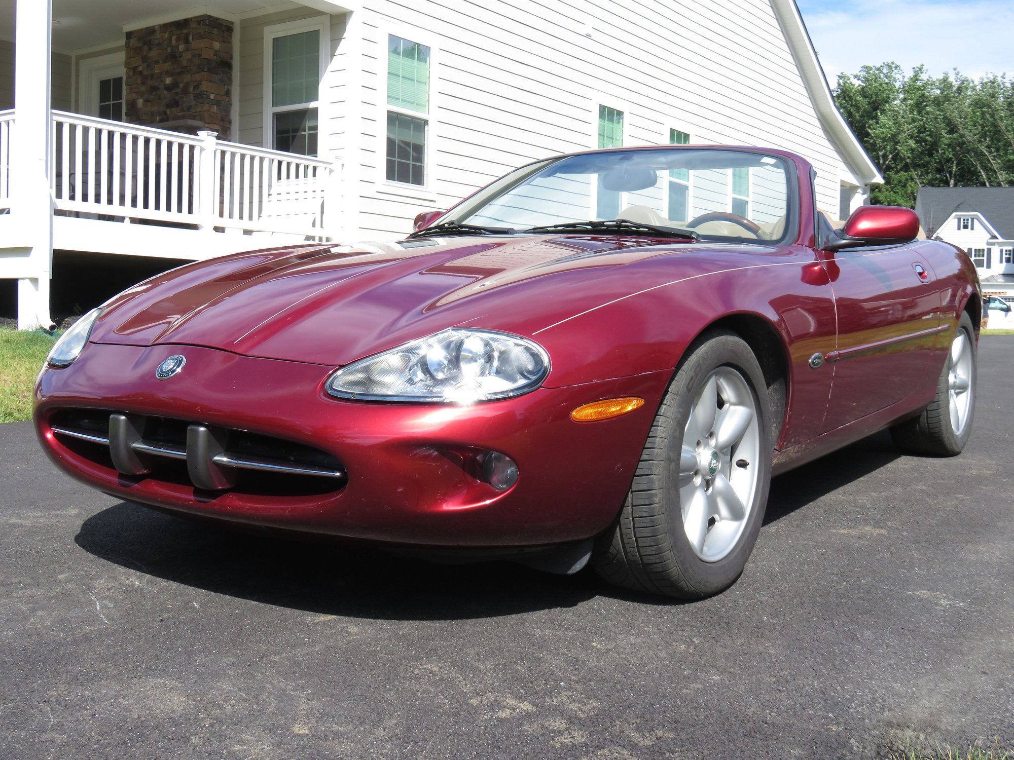 1997 Jaguar XK8 - 1997 Jaguar XK8 Convertible- 53,940 Miles - Used - VIN SAJGX2740VC012770 - 8 cyl - 2WD - Automatic - Convertible - Red - Ellicott City, MD 21042, United States