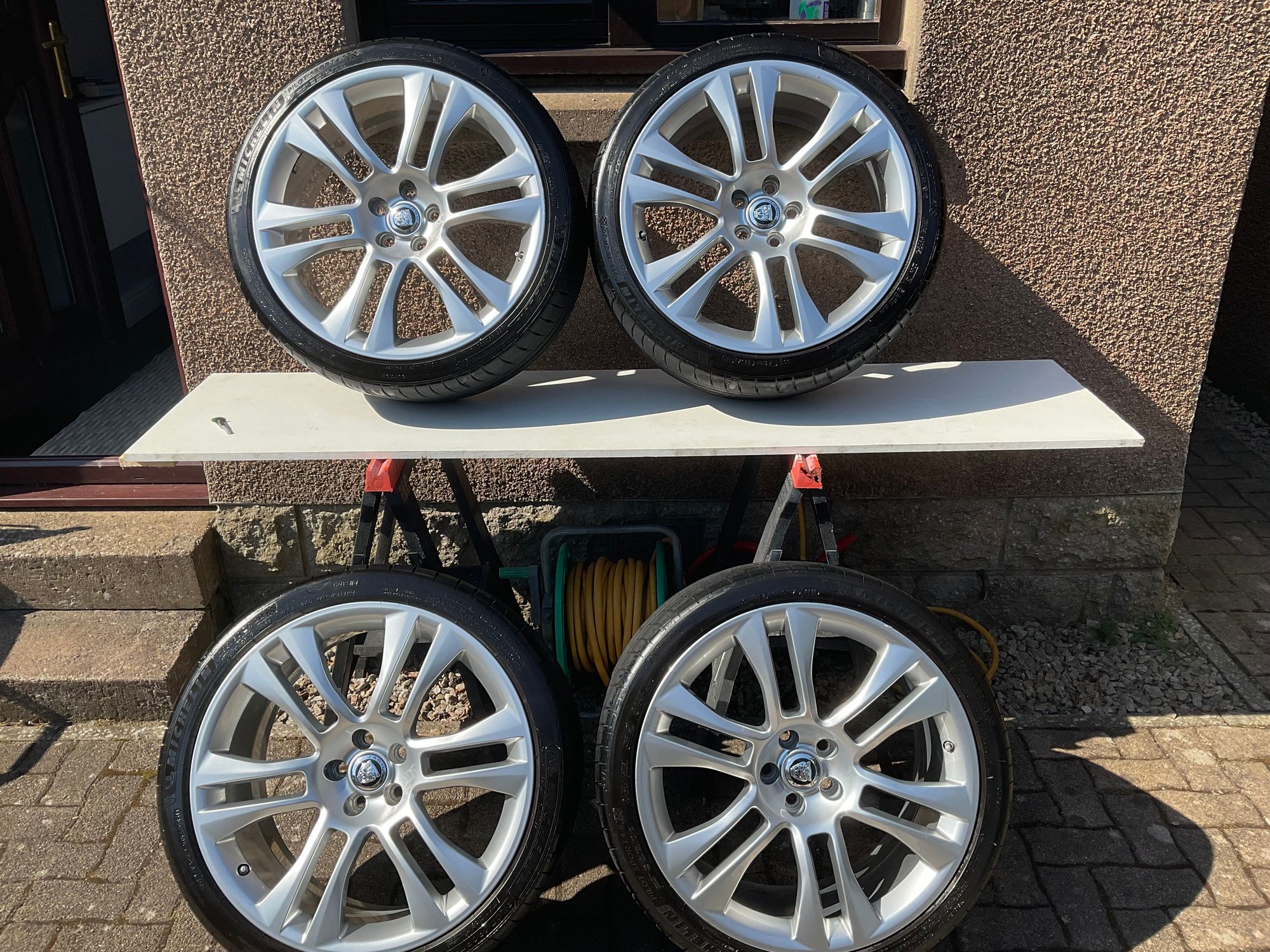 Wheels and Tires/Axles - Jaguar Vulcan XKRS alloy wheels and Michelin PS4S tyres. - Used - 2010 to 2013 Jaguar XKR-S - Aberdeen AB15 8UB, United Kingdom