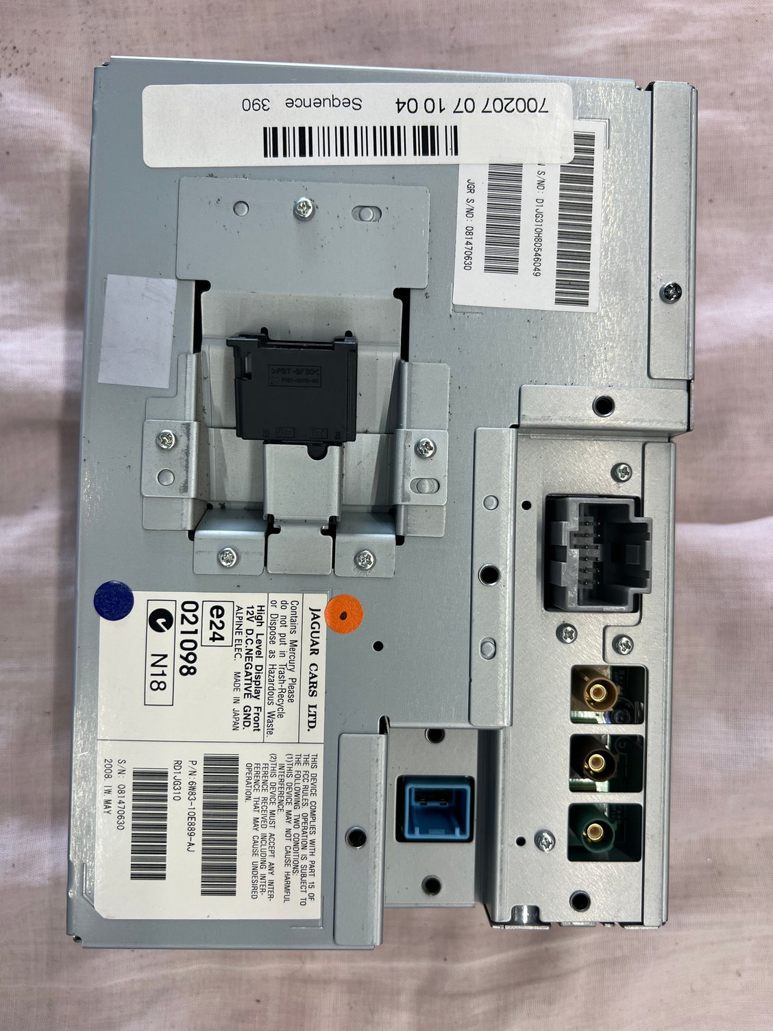 Head module back