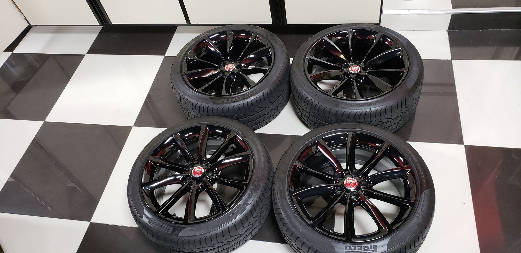 Wheels and Tires/Axles - 19" factory oem jaguar ftype wheels rims and new tires - New - 2014 to 2019 Jaguar F-Type - Sacramento, CA 95630, United States