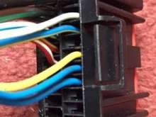 Wire located in position 11 in later plug.