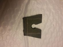 cut out pattern from computer monitor cable cover piece