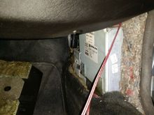 A bit fiddly to get the wire through on this side.. not much space.