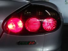 tinted taillights