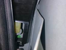 this goes up to control rod to lock cylinder.