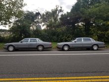 This shade of gray was only offered in 2002, very rare. I've only spotted two other Jags in this color during my 6 years of ownership. Stopped to take photos both times :) 