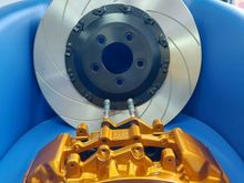 Custom 390 disc with AP Racing 6 pot BBK