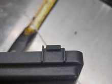 Showing broken clip