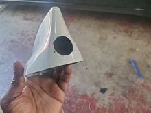 This part was nerve wracking. I had the drill torque set too high. The bit snagged, cause a kickback..and scratched it a bit. It could've been worse. 