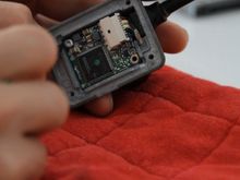 Jaguar XF rearview camera disassembly