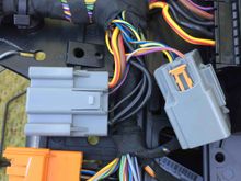 just kept the original harness attached to seat with the remaining 5 wires that I did not attempt to transfer