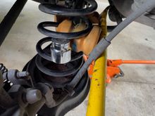 Crowbar would slip on spring so be careful 