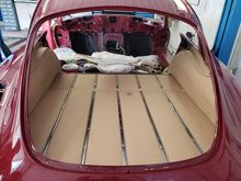 Suffolk and Turley interior going in