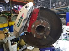 Adaptor plates for new Brembo calipers front view