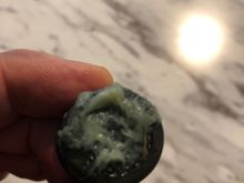 A better view of the clogged filter. 