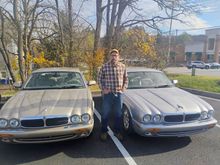 2002 the gold one, 10600 miles
2001 the silver one 1350000

