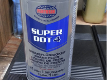 The pentosin brake fluid I used.