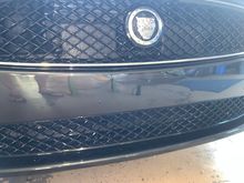 Plugs installed in bumper