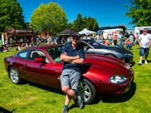 Not a photo competiton entry but me with my car in the enclosure at the Cheshire Classic Car Show, June 21