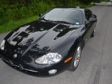 2001 XK8 Hardtop Coupe, Black on Black, 60k miles, new front mina grille
