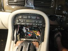 my foot -but you can see how much lower the opening is, in relationship to the shifter