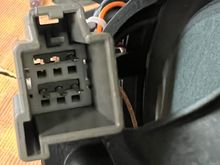 The white plastic pin lock needs to be removed form the connector first 