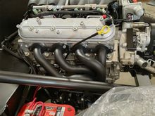 Engine from the left and new battery position.