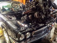 Pulling the engine for the rebuild