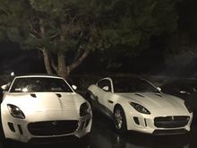 We were at a Restaurant last night and the Valet parked a nice Coupe next to us, what's the chance of that?