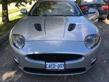 matte black button on front