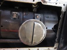Sump pickup filter on end of pickup pipe