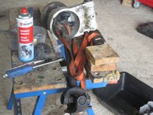 Until the driveshaft is removed from the hub, the outer UJ cannot be removed and replaced