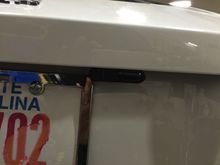 Close up of the ALP emitter mounting.