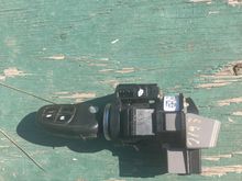 Switch with key. You could swap your ignition barrel into this switch