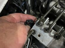 With ignition on no voltage here. Thinking there should be. 