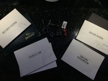 All keys, fobs and manuals