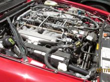 Engine has no damage except wiring near right rear firewall.