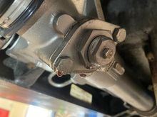 Can I tighten the screw thing to stop the leak?   That's where its coming from