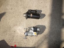 Old motor at the top, new one at the bottom. 