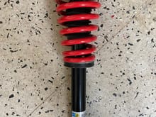 New shock absorber with new spring and Wayne's mounts