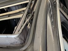 After painting with rust converter on the drivers side