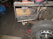 Outer reinforcing plate welded in. Spot welded and seam welded to seal it from water ingress and rust.