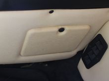 The ABS and Brake Pump Fuses are located underneath this Panel (level with your knees)