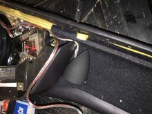 I am trying the twitters inside the door so i dont have cable work to do extra i will see results and move them at the original place at the dashboard or whatever... i also kept the original twits  still