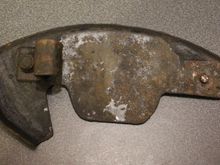 Brake Shield with a Broken Bolt