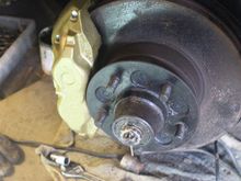Hub back on New Caliper
