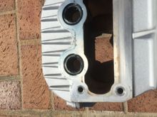 Back of supercharger
