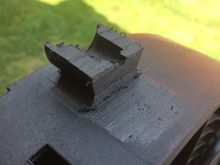 Cut it to height to fit snug within the Jag shroud.