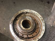 While your at it, make sure your lower arm roller bearings are ok...