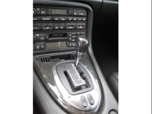 Carbon fiber - with a "R" at the gear knob